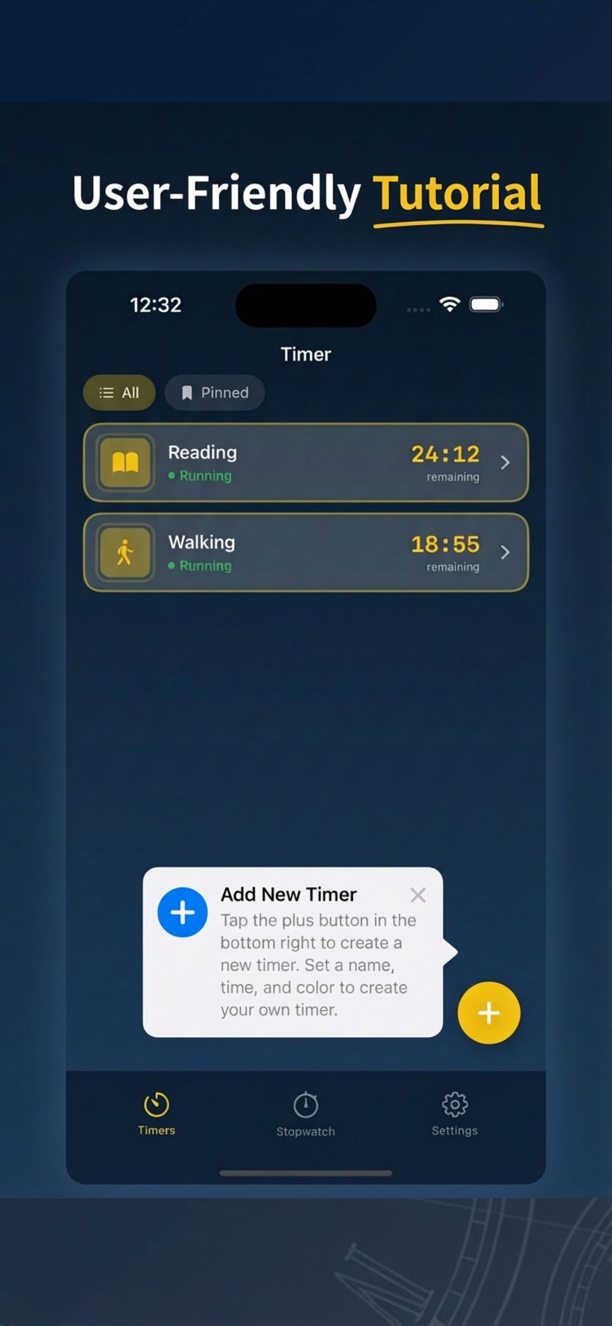 Just Timer - チュートリアル